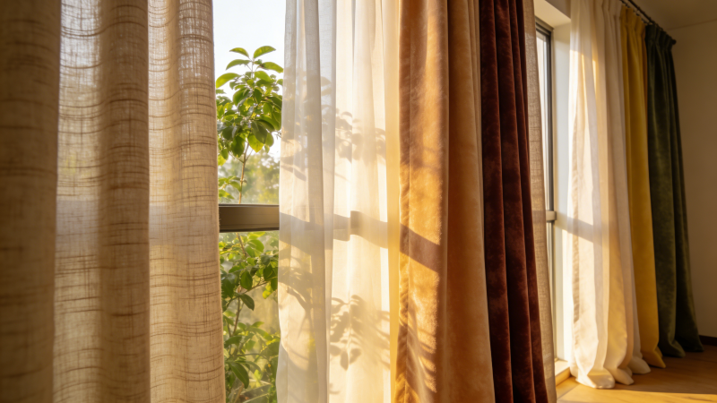 家纺布艺-Curtains & Curtain Fabrics